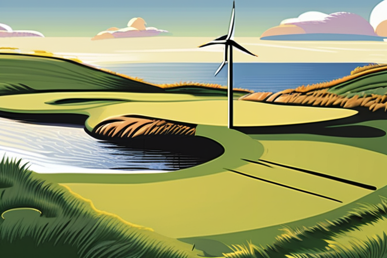 Trump's Scottish Golf Course Defies His Anti-Wind Power Stance