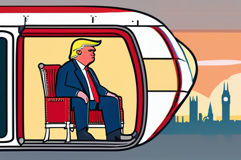"Trump Brings Billions in Deals as He Touches Down in UK for Second State Visit"