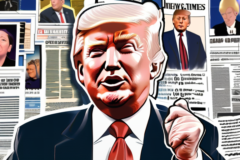 Trump Sues New York Times for $15 Billion Over Defamation Claims