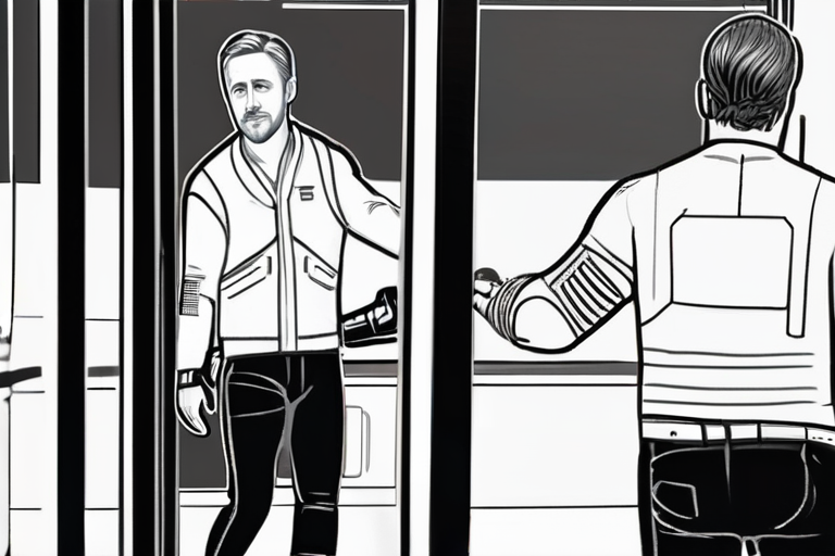 Ryan Gosling's Star Wars Character Spotted Wearing Tight Pants on Set