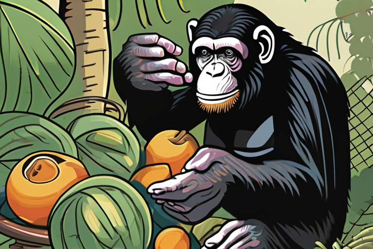 Chimpanzees' Fruitful Habits May Lead to Mild Intoxication