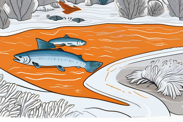 Alaska's Salmon Streams Turn Toxic Orange Amid Warming Permafrost Crisis