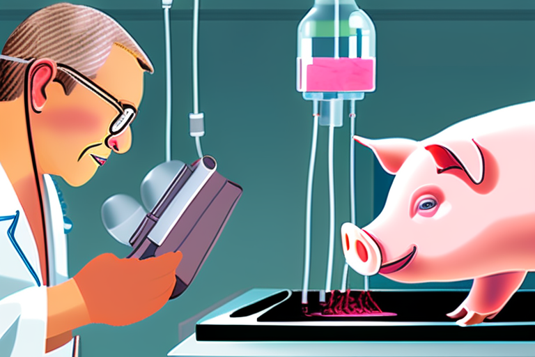 "World's First Pig Lung Transplant Performed on Human"