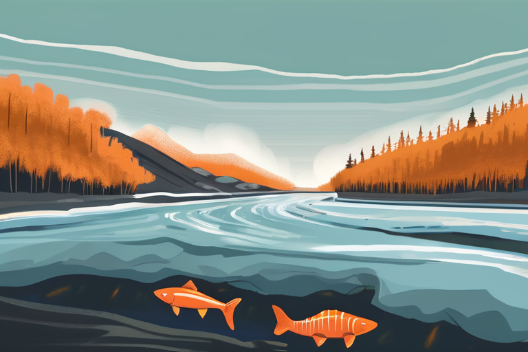 Alaska's Salmon Streams Turn Toxic Orange Amid Warming Permafrost Crisis
