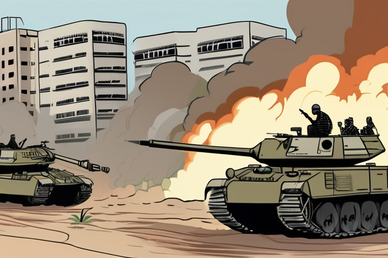 Gaza City Plunged into Chaos as Israeli Tanks Advance Amid Escalating Conflict