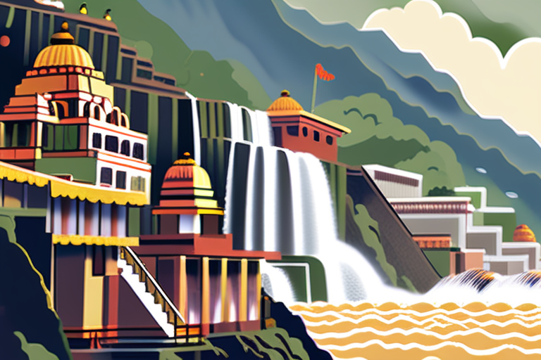 Vaishno Devi: Heavy rainfall causes floods in northern India