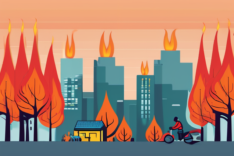 Global Warming Fuels Deadly Wildfires, Widening Health Inequality Gap
