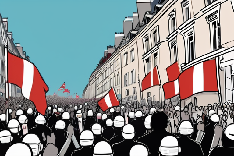 French Protesters Flood Streets in Mass Demonstrations Against New Prime Minister