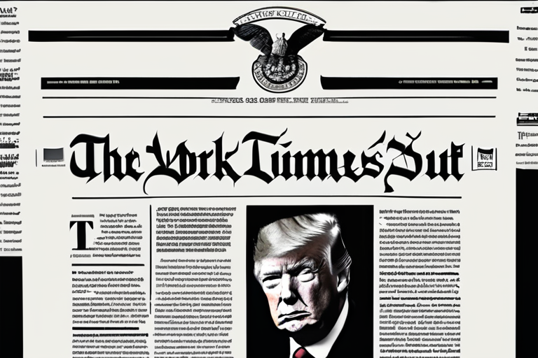 "Judge Throws Out Trump's $15B Defamation Suit Against The New York Times"