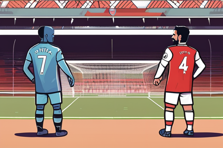 Arteta's Arsenal Face Off Against Pep's Manchester City in Early EPL Title Showdown
