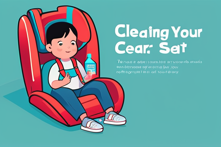 Cleaning Your Kid's Car Seat: The Hidden Dangers of Inadequate Cleaning Methods