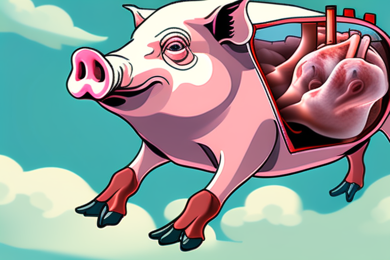 Pig Lung Transplanted Into a Human In Major Scientific First - Slashdot