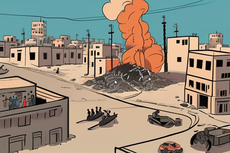 Gaza City Under Siege: 91 Palestinians Killed in Devastating Israeli Airstrikes