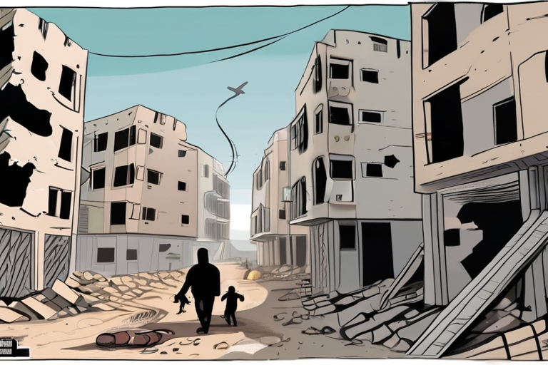 Gaza Families Forced to Choose Between Evacuation and Destruction Amid Israeli Bombing Campaign