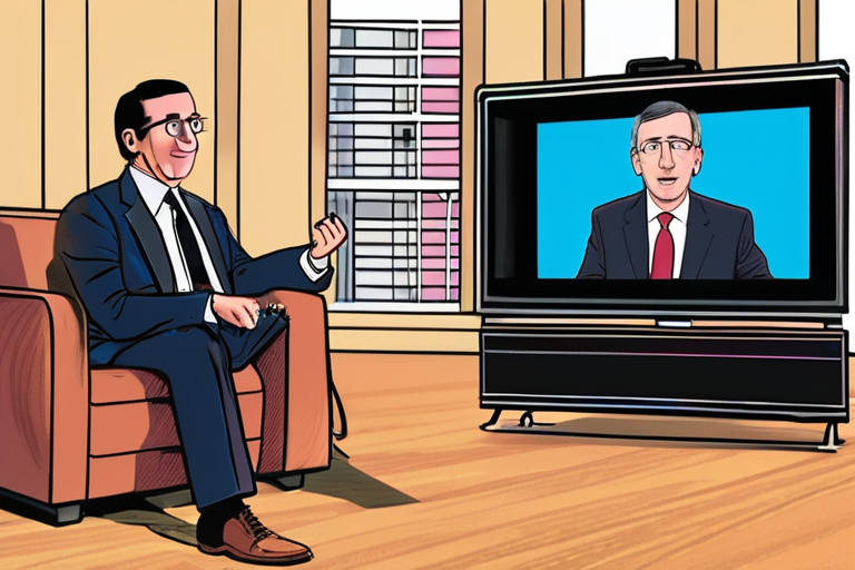 John Oliver Confronts Disney's Bob Iger Over Kimmel Backlash on Last Week Tonight