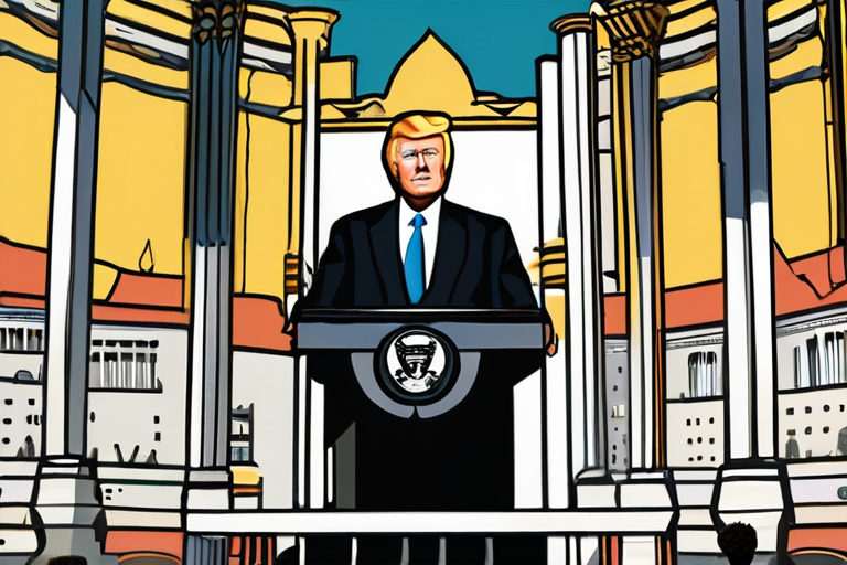 "Trump's Kirk Memorial Speech Overshadowed by Historic Palestinian State Recognition"