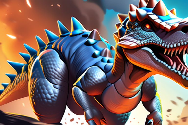 Armoured dinosaur's 'crazy' spikes weren't just for defence