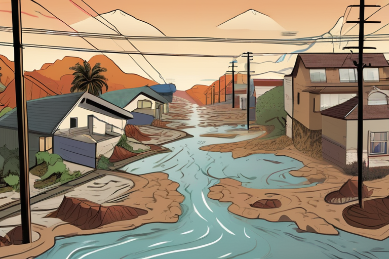California Hit by Flash Floods and Landslides: Tropical Storm Mario's Devastating Aftermath