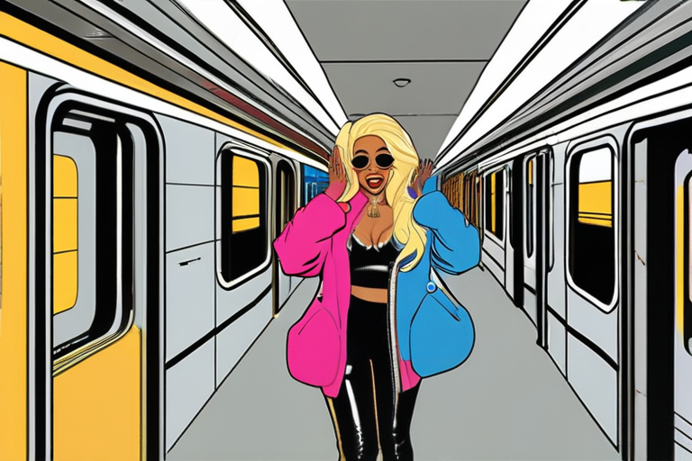 Cardi B Teams Up with NYC Transit for $1 Million Subway Etiquette Campaign