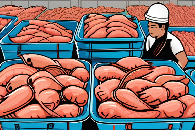 Shrimp Shortage Hits US as India's Exports Plummet to Record Lows