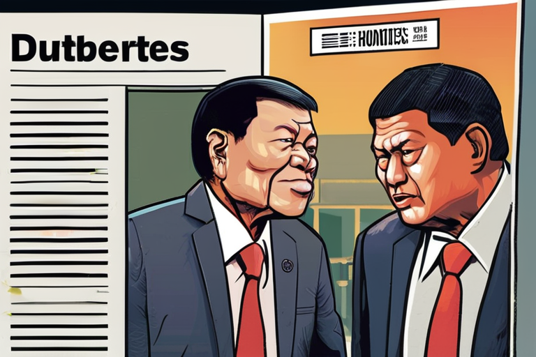 "Duterte Faces Historic ICC Charges for Crimes Against Humanity"