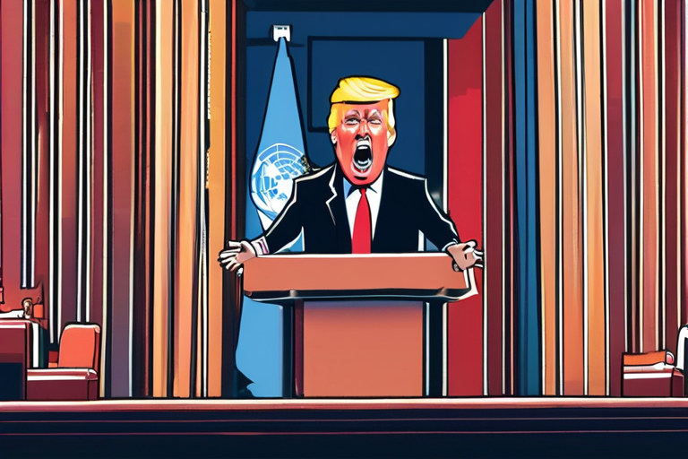 Trump Unleashes Scathing UN Address: Silence Replaces Laughter Six Years On
