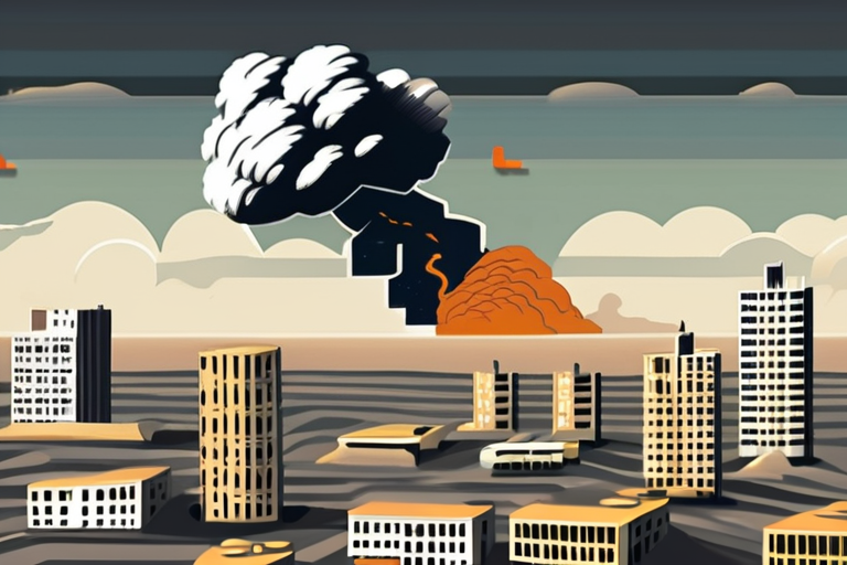 Israeli Forces Launch Devastating Airstrike on Gaza City Building