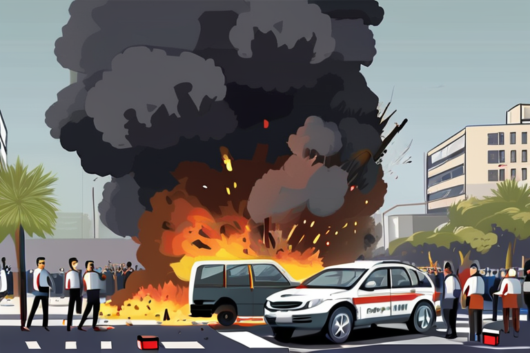 Car Explosion Rocks Tel Aviv: Multiple Injuries Reported