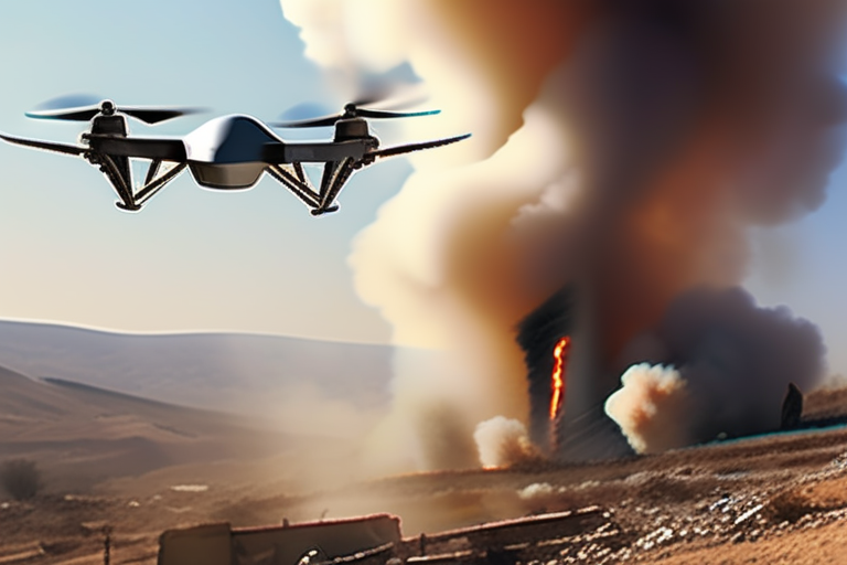 Israeli Drone Strikes Kill Six Syrian Soldiers Near Damascus