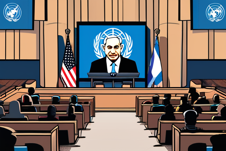 Netanyahu's UN Address Sparks Walkout Amid Accusations and Visual Aids