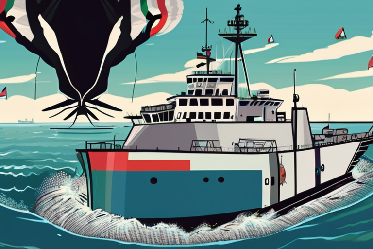 Drones Strike Gaza-Bound Flotilla in International Waters