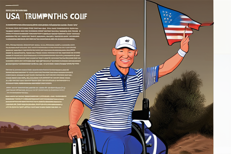 USA Triumphs Over Europe in Inaugural Phoenix Cup for Disabled Golfers