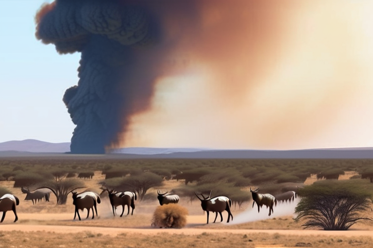 Etosha Inferno: Army Rides to Rescue as Wildfire Scorches Third of Namibia's Iconic Game Reserve