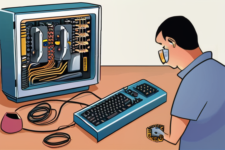 Tech Enthusiast's DIY Disaster: 21-Chip VGA Project Fails to Boot