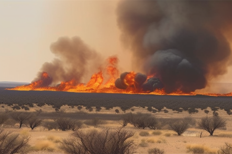 "Etosha Inferno Engulfs Third of Reserve as Army Battles Blazing Wildfire"