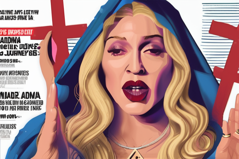 Madonna's Near-Death Journey: Singer Reveals Spiritual Encounter During Medically Induced Coma
