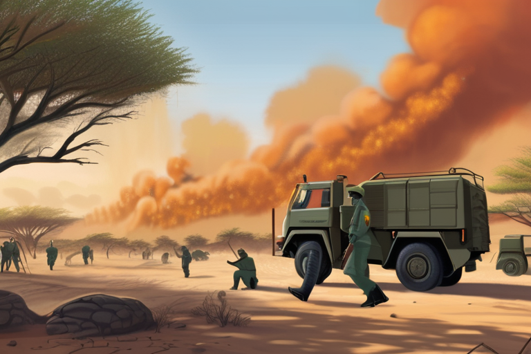 Namibia deploys army to fight wildfire burning third of Etosha game reserve