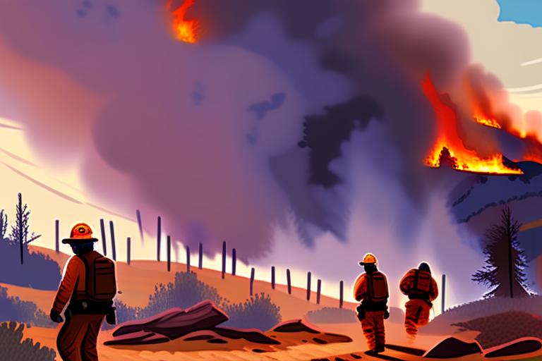 US Agents Detain Firefighters Battling Bear Gulch Wildfire Amid Ongoing Blaze