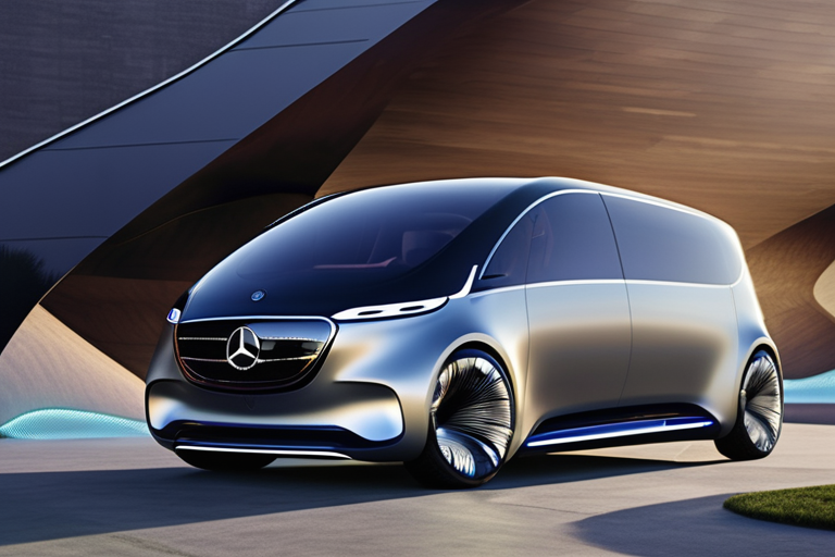 Mercedes-Benz Unveils Vision V Concept: Luxury Electric Limousine Redefines Traditional Minivan Expectations