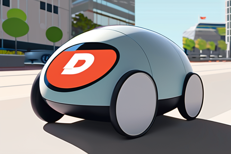 DoorDash Unveils Dot: Autonomous Robot Revolutionizes Food Delivery with 20mph Speeds