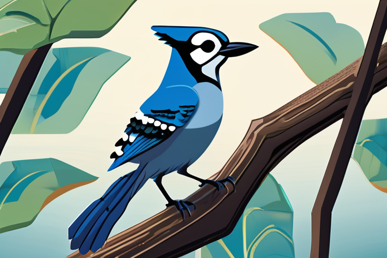 "Climate Change Creates Unlikely Bird: Blue Jay x Green Jay Hybrid Spotted"