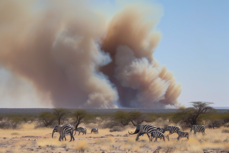 Wildfire in Namibia's Etosha National Park Brought Under Control Amid Criticism of Initial Response