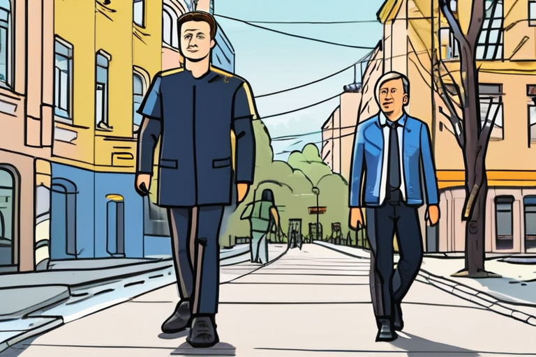 "Zelenskyy Spotted Strolling Through Kyiv Streets"