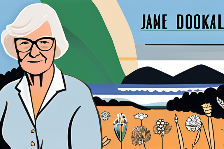 "Renowned Conservationist Dame Jane Doodall Passes Away at 91"