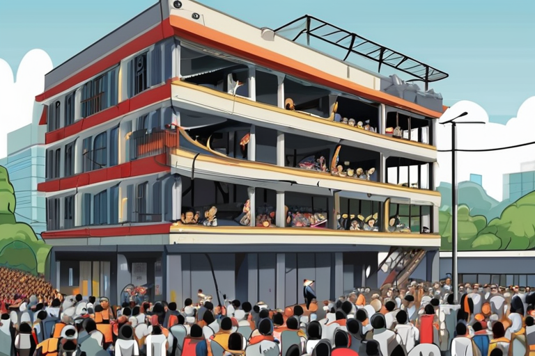 Rescuers Detect No Signs of Life Amid Indonesian School Collapse Chaos