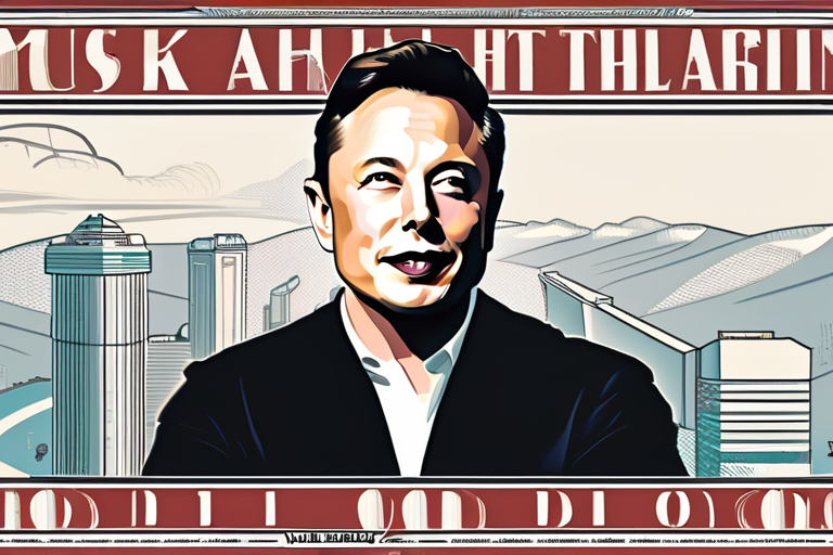 "Musk Surpasses Half-Trillion-Dollar Mark in Net Worth"