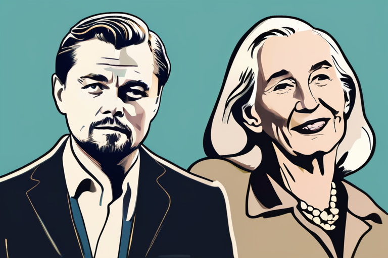 Leonardo DiCaprio Honors Beloved Conservationist Jane Goodall in Heartfelt Tribute
