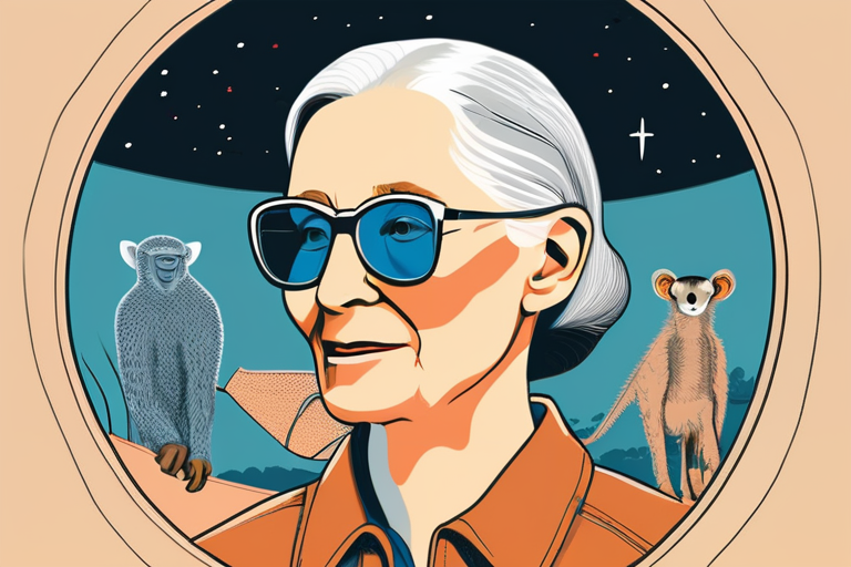 Jane Goodall's Pioneering Research Upends Human-Animal Hierarchy