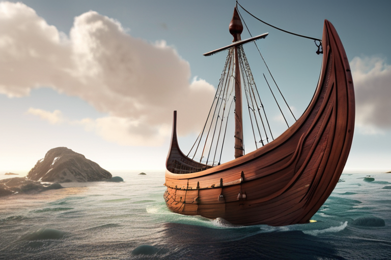Viking Ship Sets Sail on Its Last Voyage After 1,200 Years at Sea