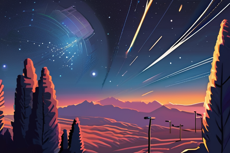Starlink Satellites Ignite Night Skies Across California and Canada